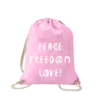 peace-freedom-love-turnbeutel-bedruckt-rucksack-stoffbeutel-hipster-beutel-gymsack-sportbeutel-tasche-turnsack-jutebeutel-turnbeutel-mit-spruch-turnbeutel-mit-motiv-spruch-für-frauen-pink-rosa